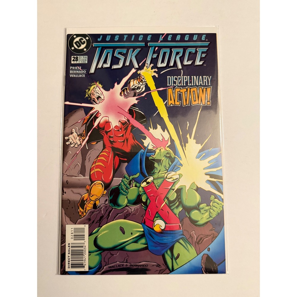 Justice League Task Force 28 DC Comics 1995‎ Martian Manhunter Priest Bernado